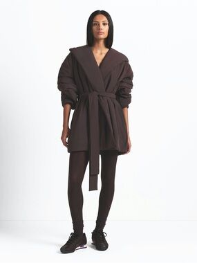 BNWOT Skims x Nike Collab Woven Nylon Wrap Coat Phoenix M